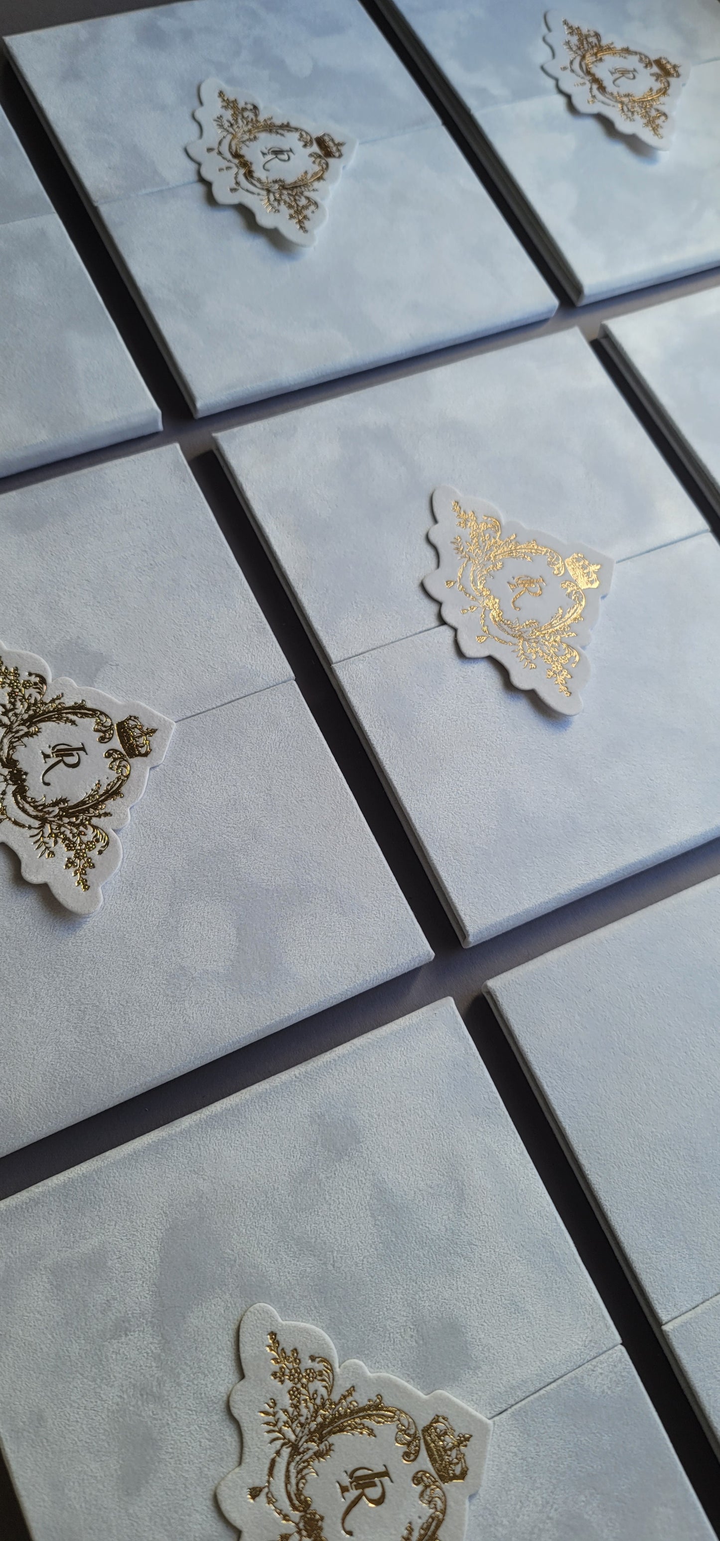 Velvet invitations