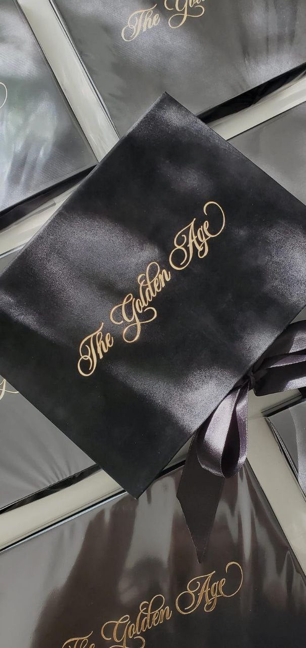 Luxury Black Velvet Boxed Invitations