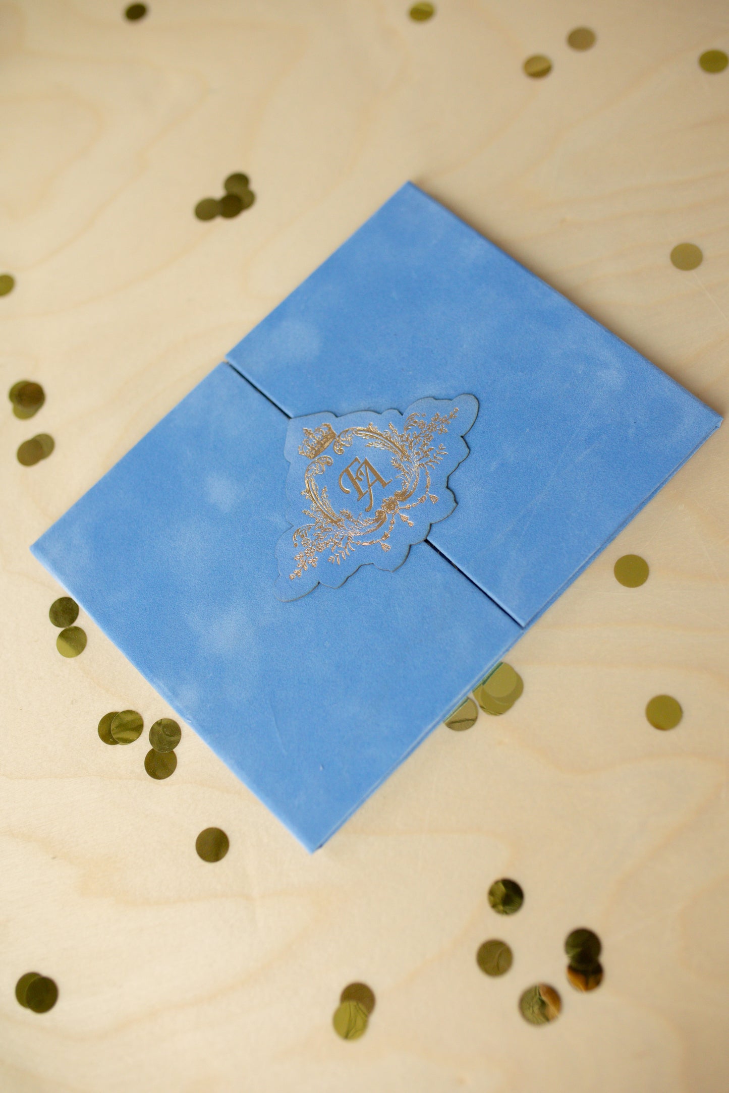 Blue Lagoon Envelope and Clear Acrylic