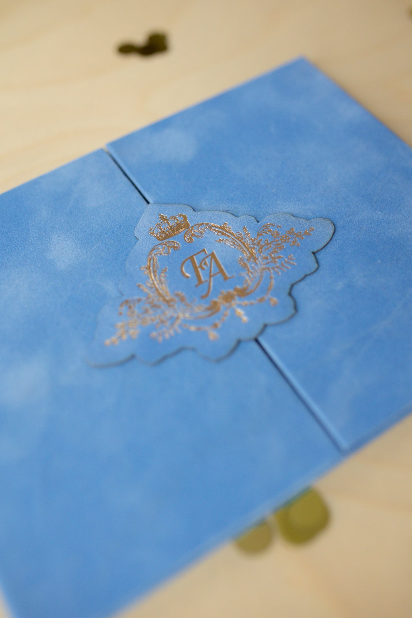 Blue Lagoon Envelope and Clear Acrylic