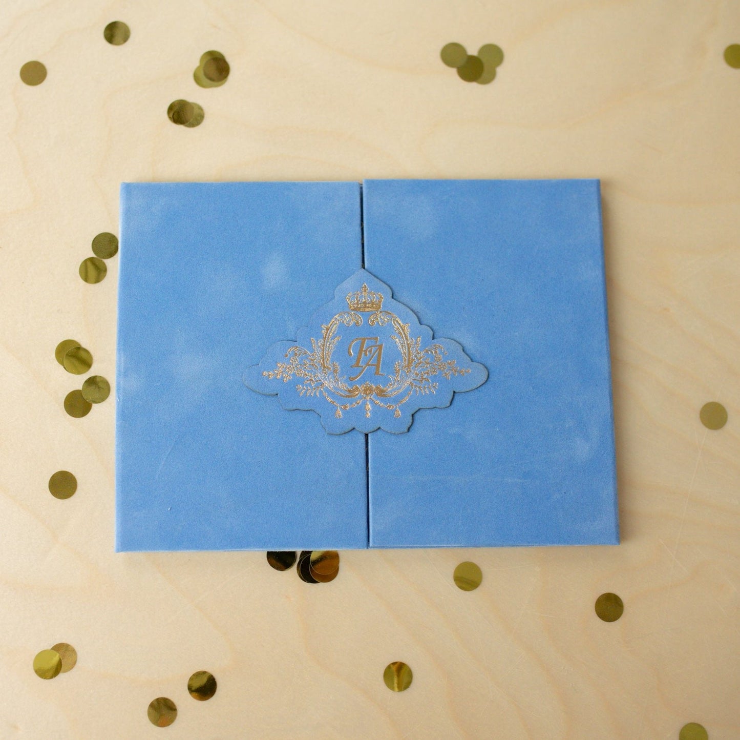 Blue Lagoon Envelope and Clear Acrylic