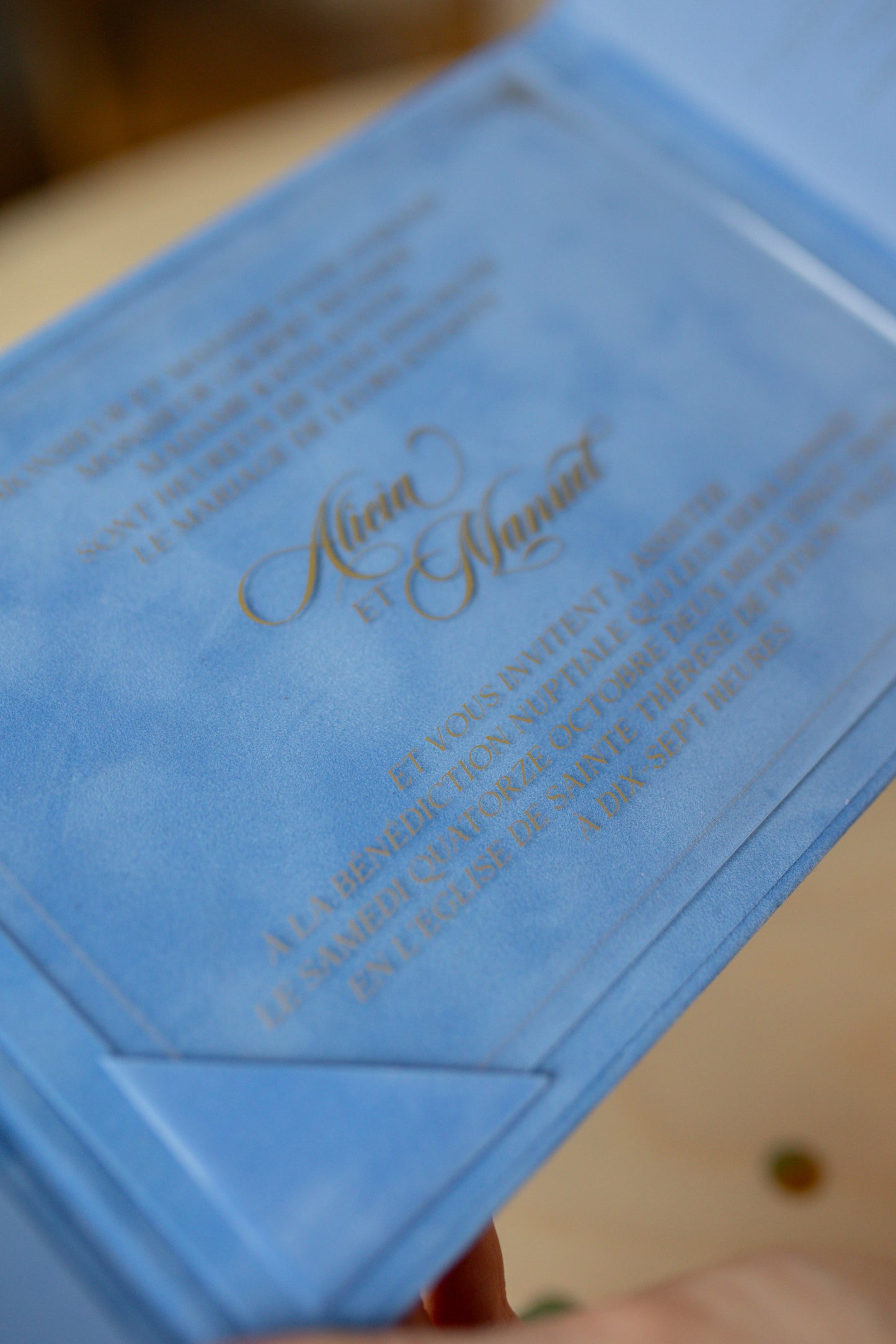 Blue Lagoon Envelope and Clear Acrylic