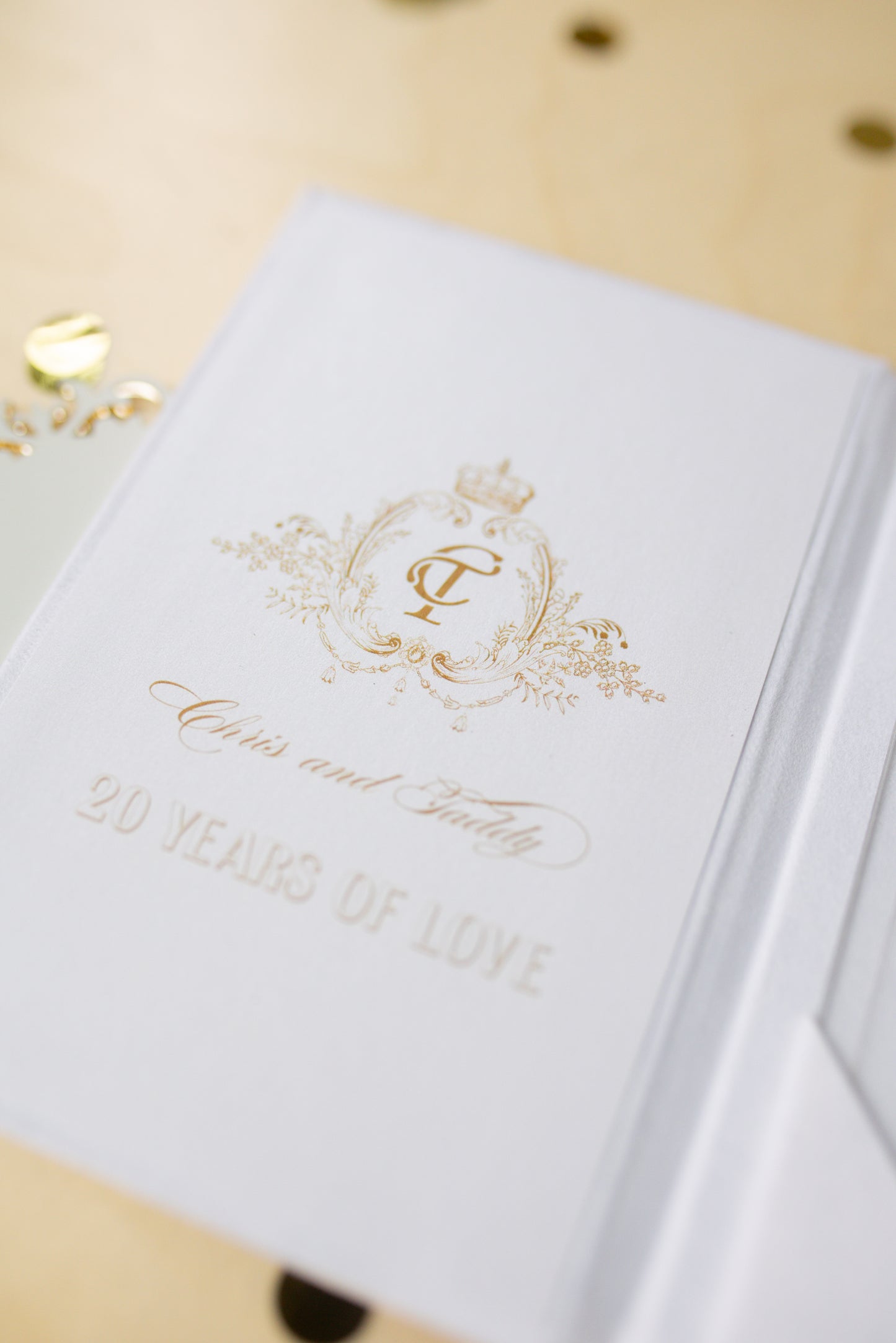 Luxury Crystal White Envelope