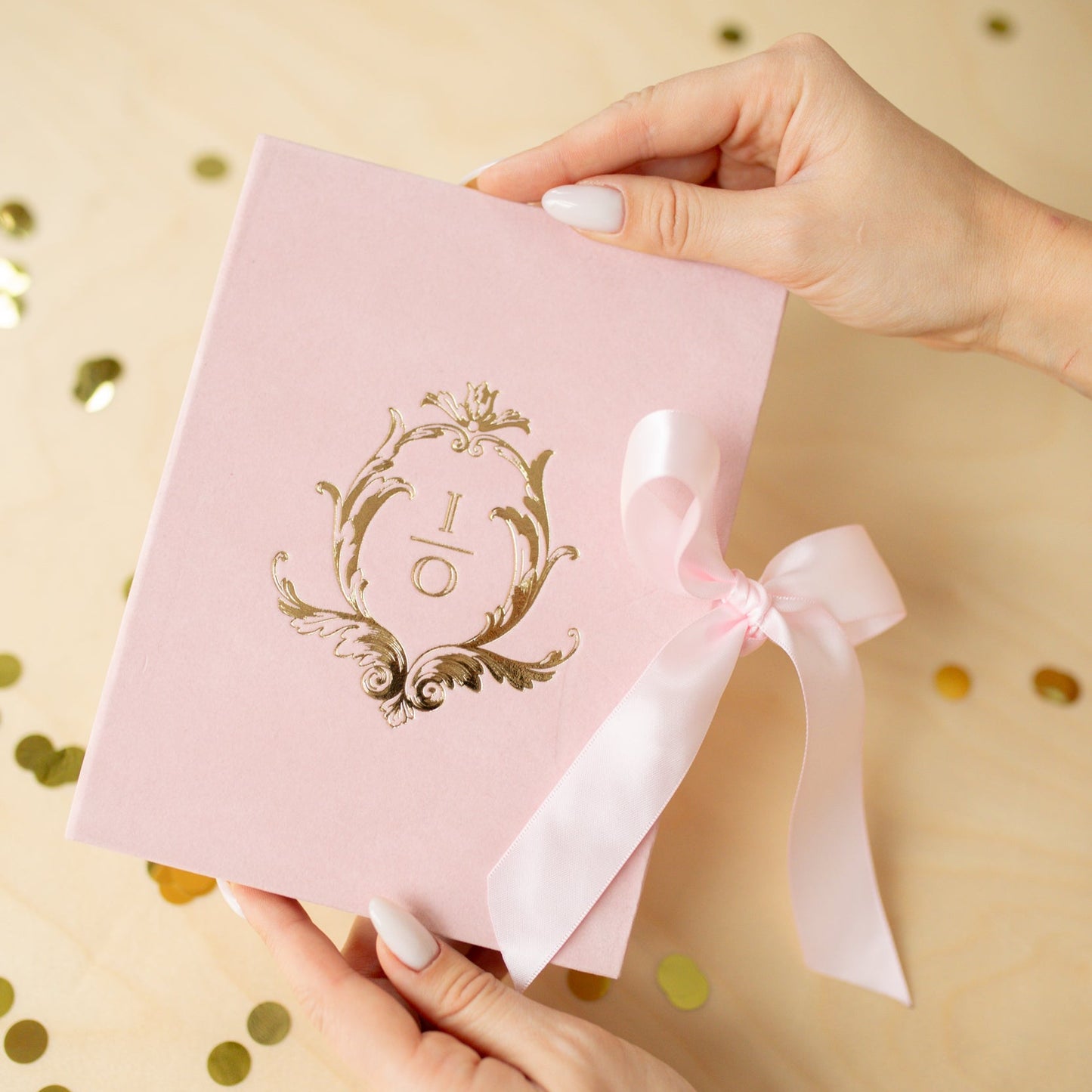 Pink Book Cover Invite with RSVP