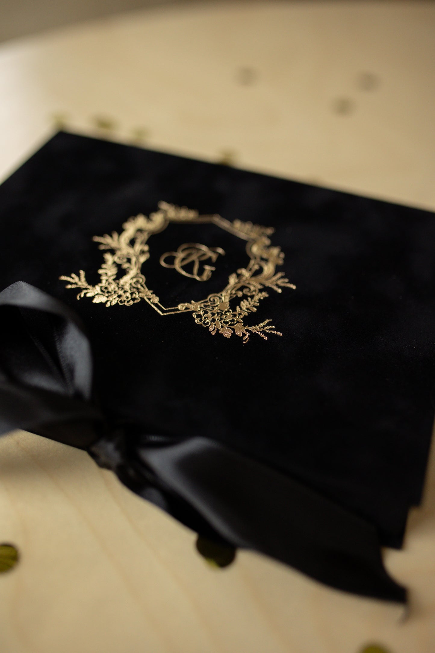 Creative Black Velvet Box